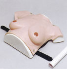 Nữ mô hình bệnh viện trên cơ thể kích thích kích thước vú để kiểm tra khối u vú