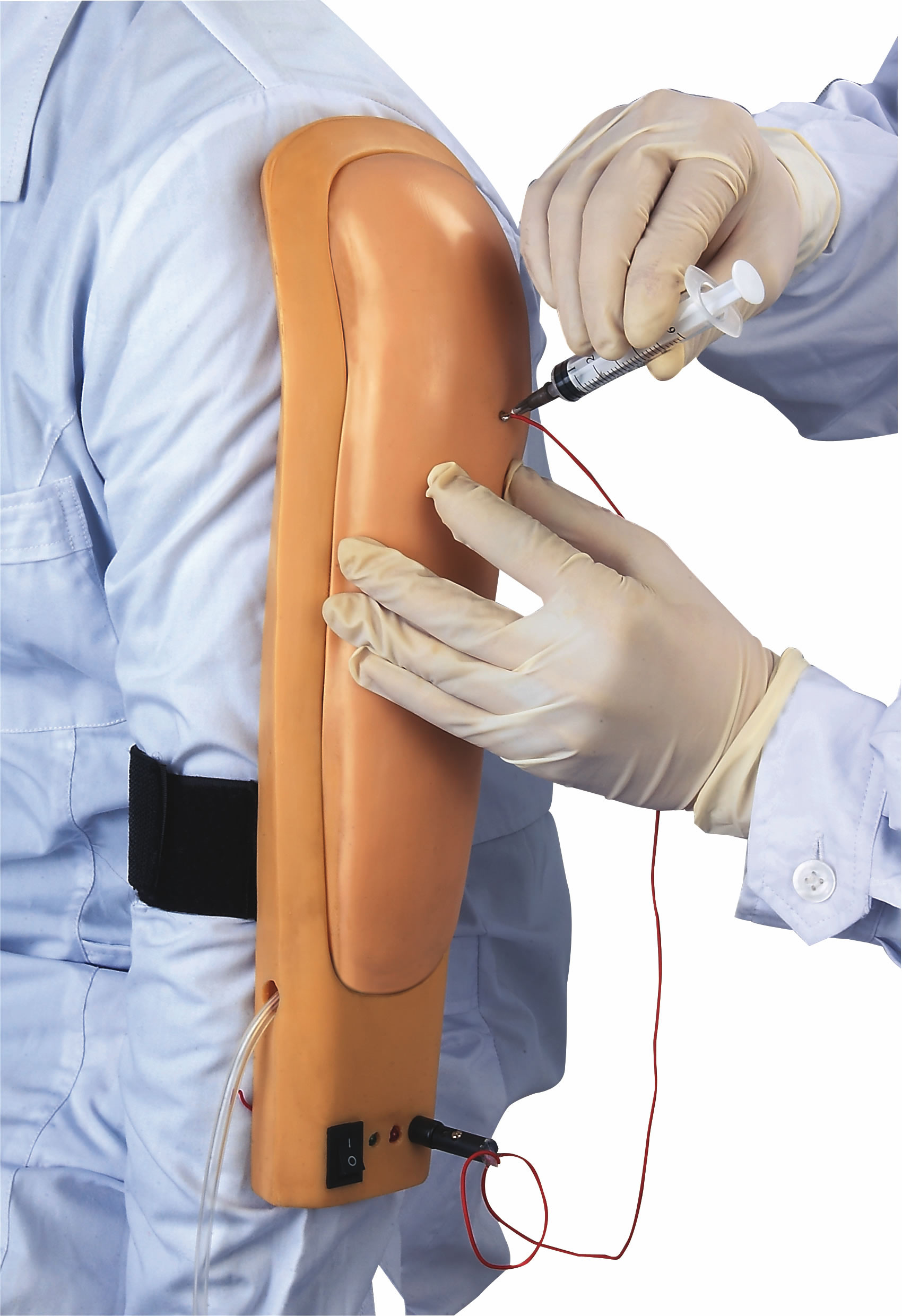 Wearable Intramuscular Injection simulator Upper - arm With Skin Color